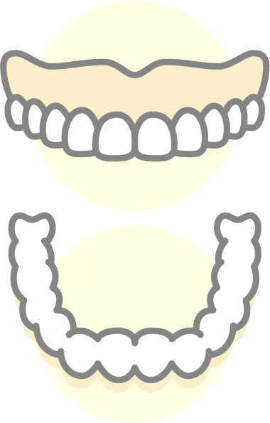 入れ歯イラスト